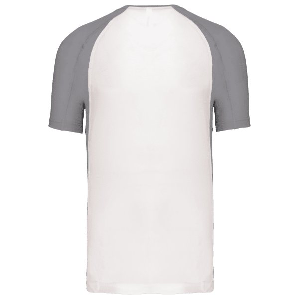 T-shirt de sport bicolore manches courtes unisexe – Image 269