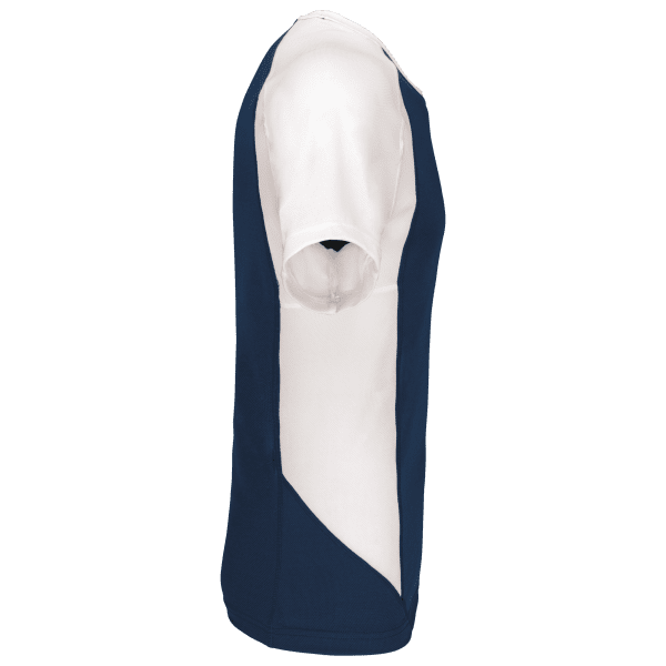 T-shirt de sport bicolore manches courtes unisexe – Image 254
