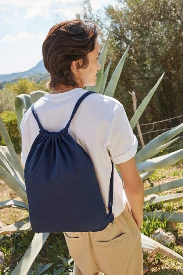Sac de gym en coton premium