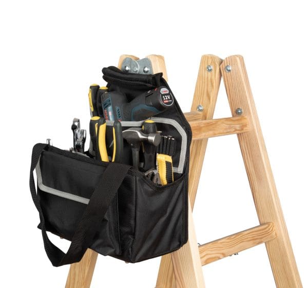 Sac à outils adaptable aux échelles portables