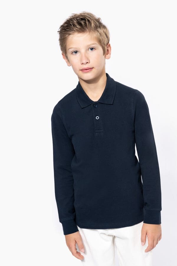 Polo manches longues enfant – Image 69