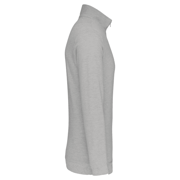 Trucker > sweat-shirt piqué col zippé homme – Image 118