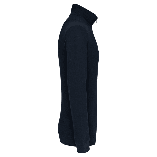 Trucker > sweat-shirt piqué col zippé homme – Image 128