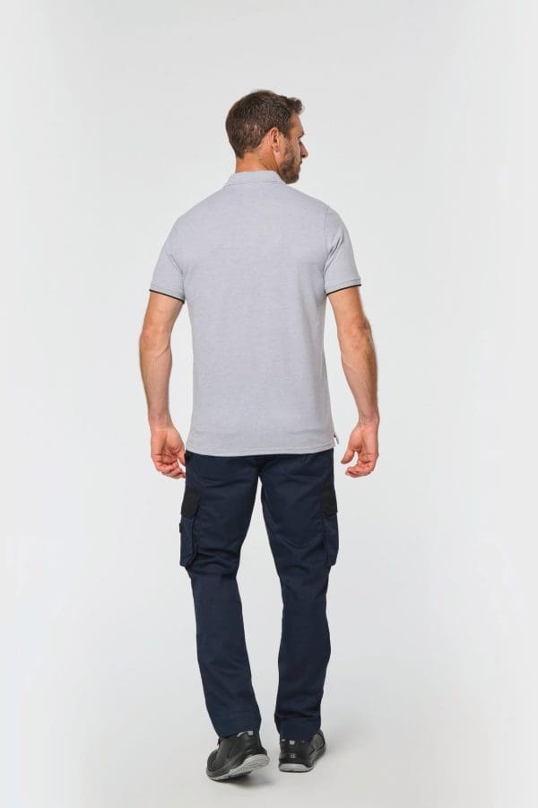 Polo Day To Day contrasté manches courtes homme – Image 351