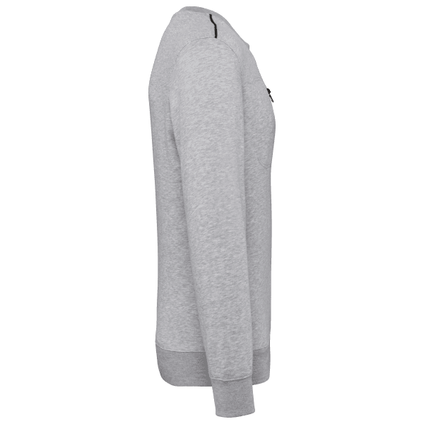 Sweat-shirt Day To Day zip poche contrastée unisexe – Image 810