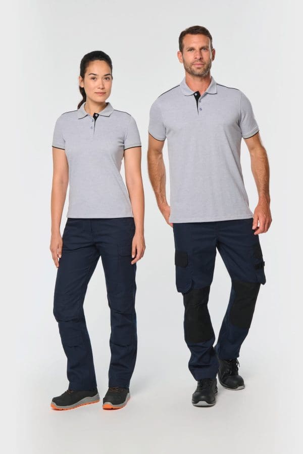Polo Day To Day contrasté manches courtes femme – Image 368