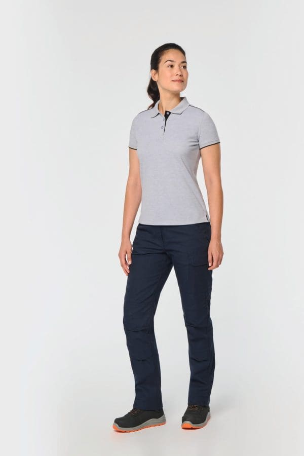 Polo Day To Day contrasté manches courtes femme – Image 364