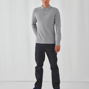 Polo homme ID.001 manches longues