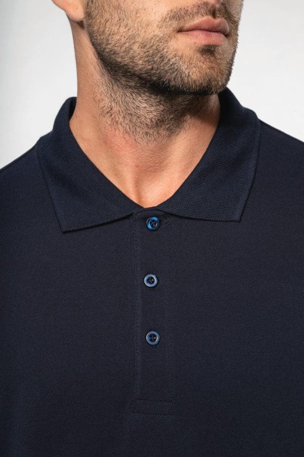 Polo piqué manches longues homme – Image 414