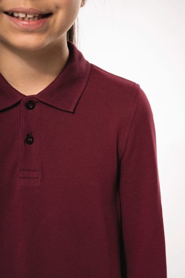 Polo manches longues enfant – Image 528