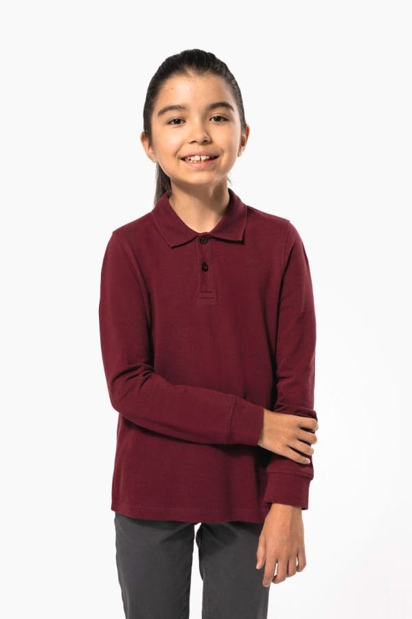 Polo manches longues enfant – Image 531