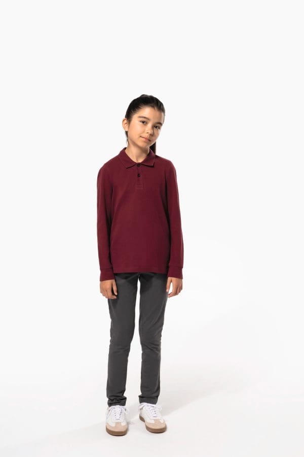 Polo manches longues enfant – Image 532