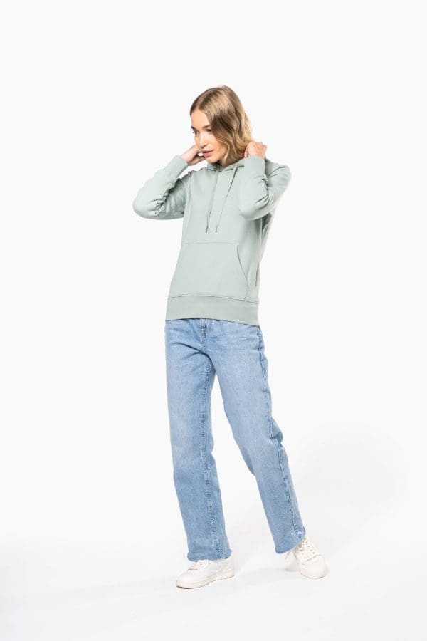 Sweat-shirt écoresponsable à capuche femme – Image 655