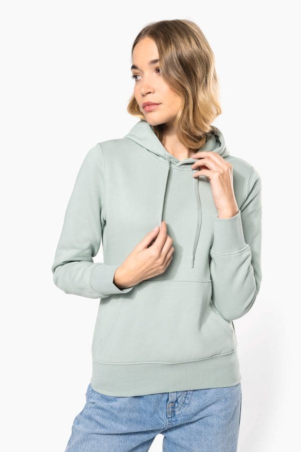 Sweat-shirt écoresponsable à capuche femme – Image 654
