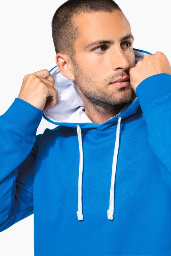 Sweat-shirt capuche contrastée homme – Image 1073