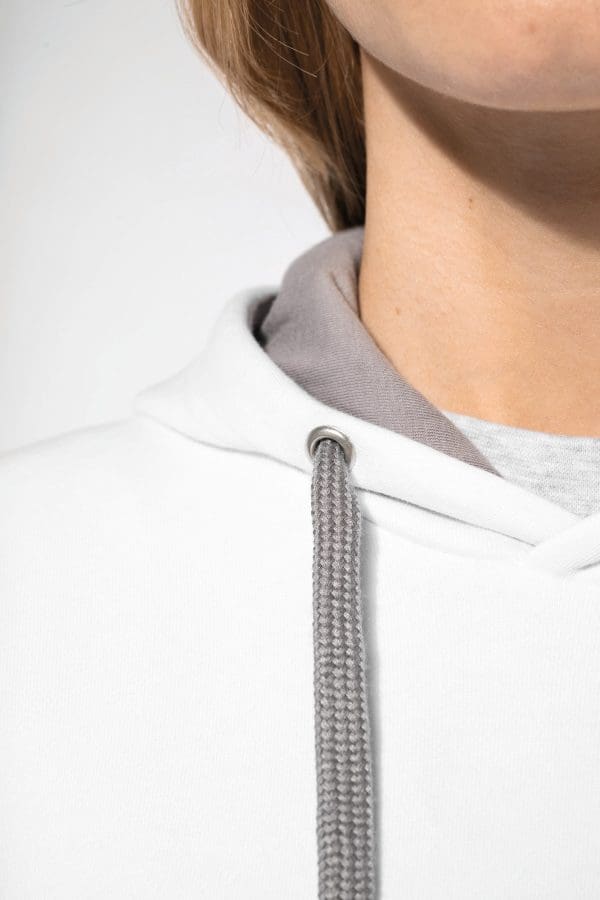 Sweat-shirt capuche contrastée femme – Image 638