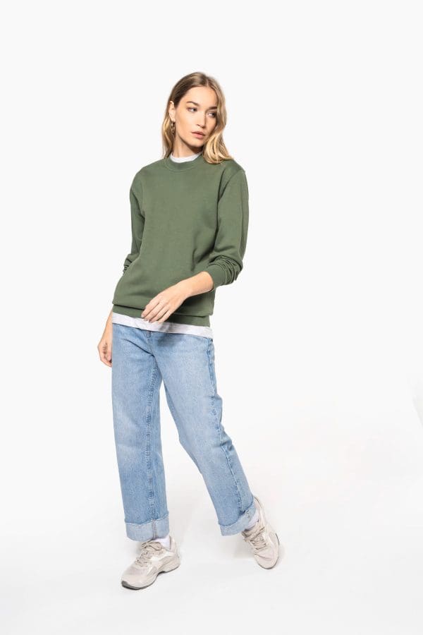 Sweat-shirt col rond unisexe – Image 2099