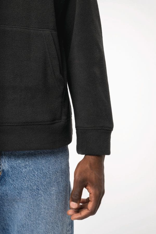 Sweat-shirt à capuche oversize en micropolaire recyclée unisexe – Image 132