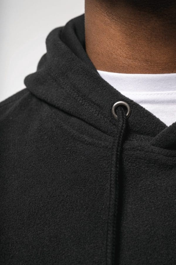 Sweat-shirt à capuche oversize en micropolaire recyclée unisexe – Image 133