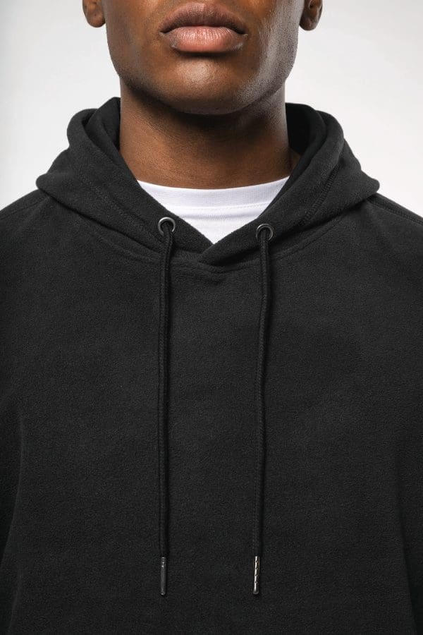 Sweat-shirt à capuche oversize en micropolaire recyclée unisexe – Image 131