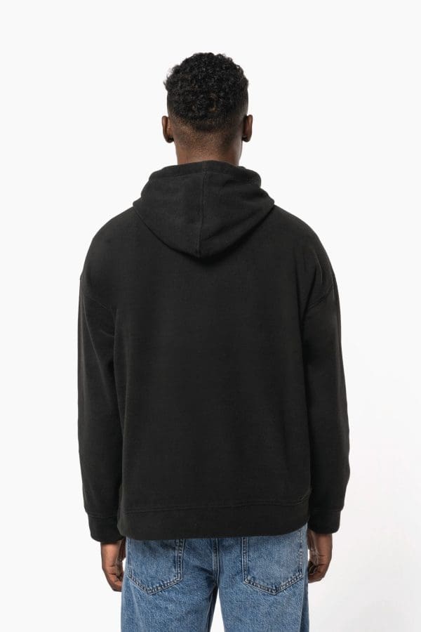Sweat-shirt à capuche oversize en micropolaire recyclée unisexe – Image 130