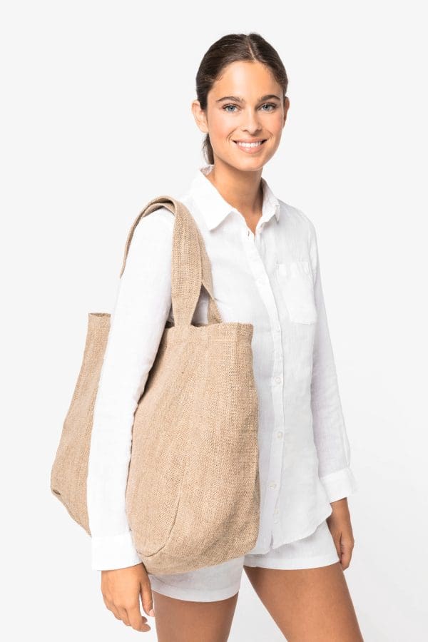 Sac shopping en jute