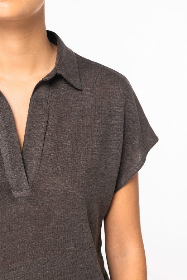 Polo en lin femme – Image 150