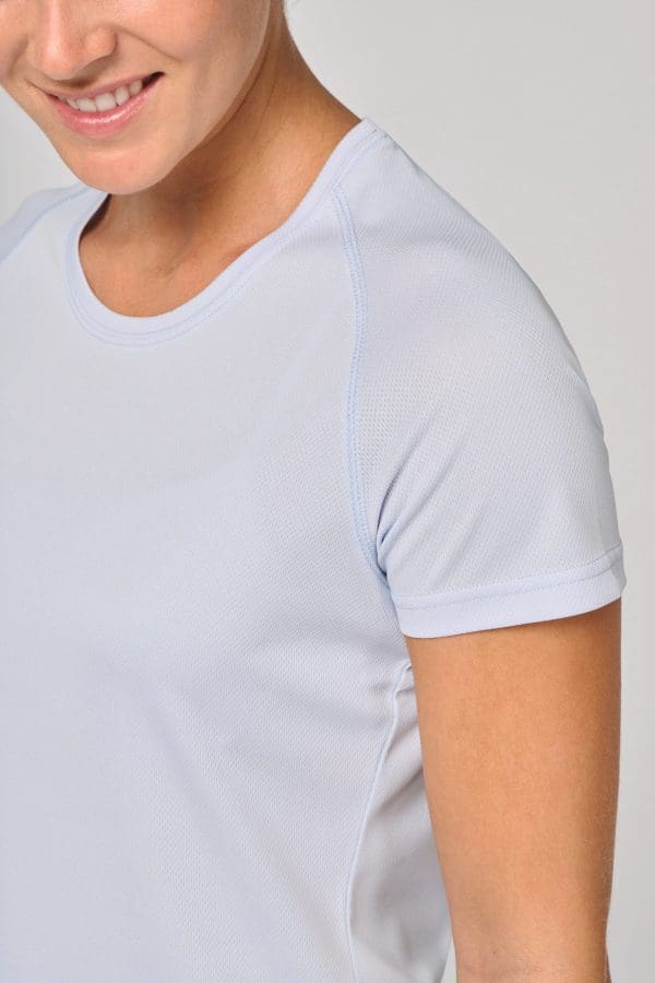 T-shirt de sport à col rond recyclé femme – Image 530