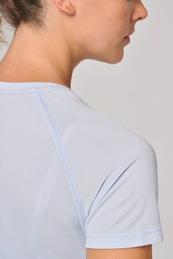 T-shirt de sport à col rond recyclé femme – Image 531