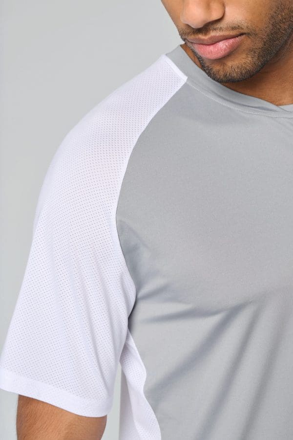 T-shirt de padel bicolore à manches raglan homme – Image 206