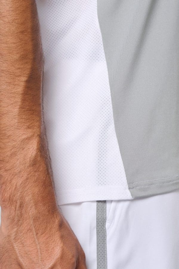 T-shirt de padel bicolore à manches raglan homme – Image 209