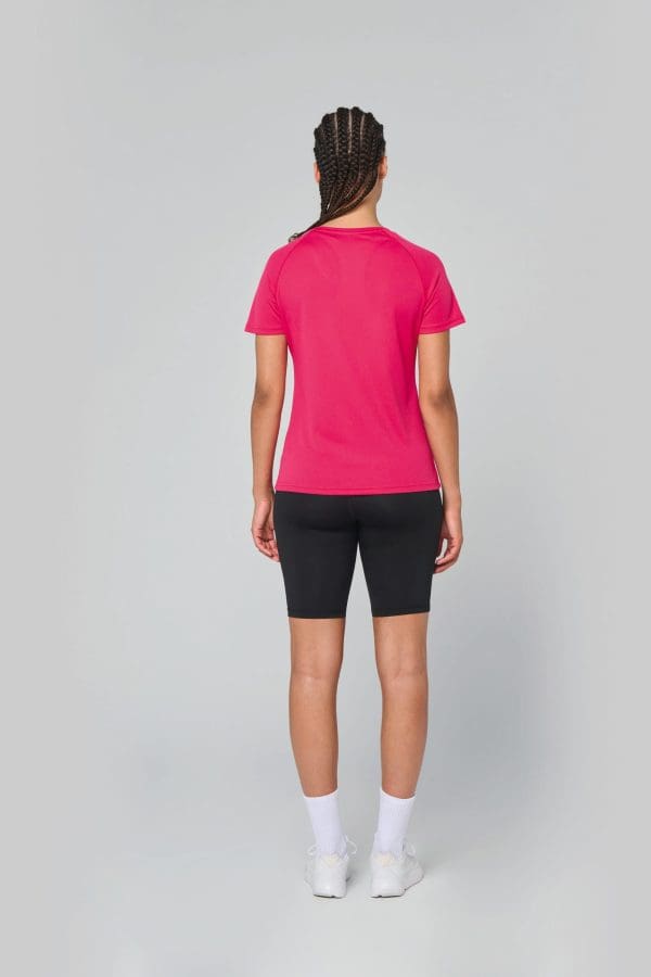 T-shirt de sport manches courtes col v femme – Image 531