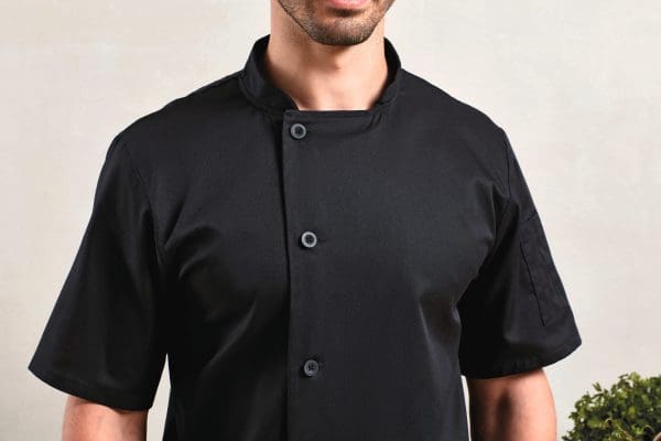 Veste chef cuisinier manches courtes "Essential" – Image 39