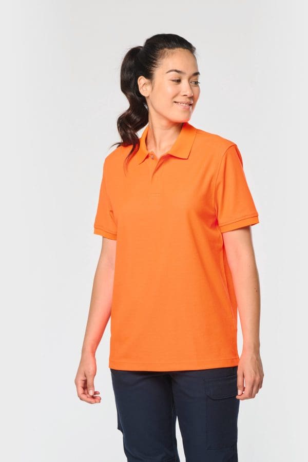 Polo unisexe écoresponsable coton/polyester – Image 109