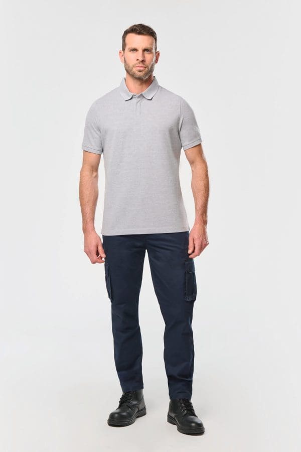 Polo col boutons pression manches courtes homme – Image 154