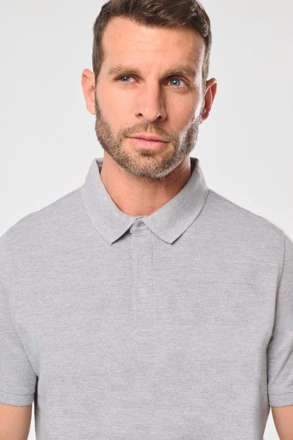 Polo col boutons pression manches courtes homme – Image 152