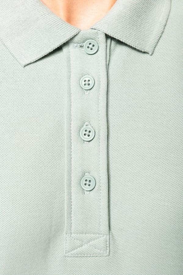 Polo piqué Bio manches courtes femme