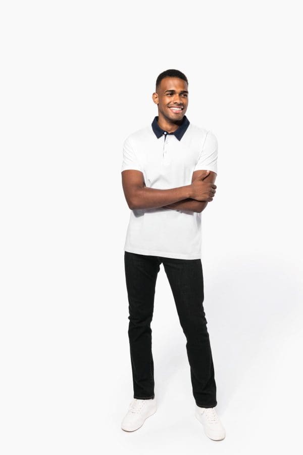 Polo jersey bicolore homme – Image 5834