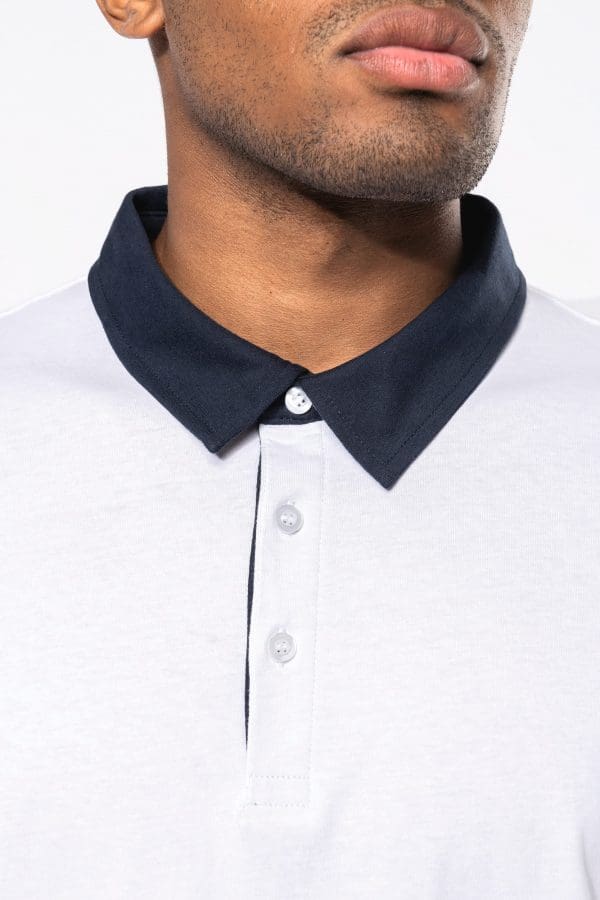 Polo jersey bicolore homme – Image 5835
