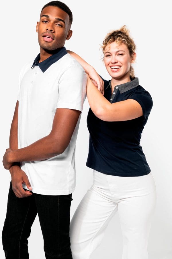 Polo jersey bicolore homme – Image 5837