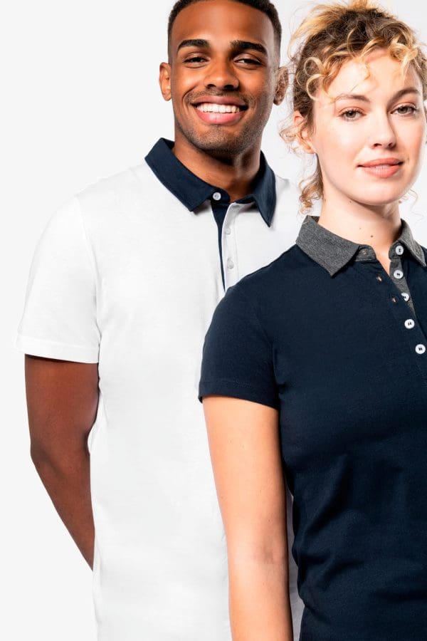 Polo jersey bicolore homme – Image 5838