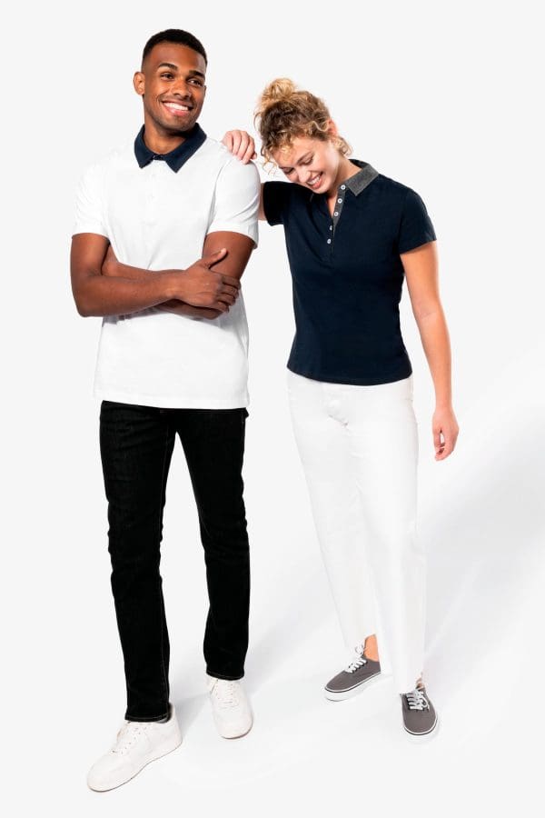 Polo jersey bicolore homme – Image 5840