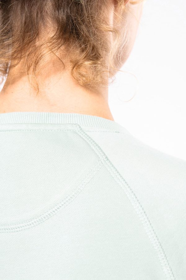 Sweat-shirt Bio col rond manches raglan femme – Image 674