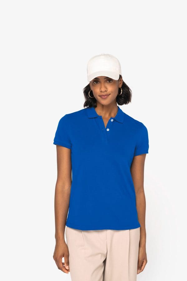 Polo écoresponsable maille piquée femme