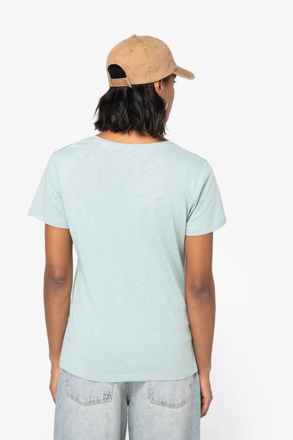 T-shirt écoresponsable slub femme – Image 330