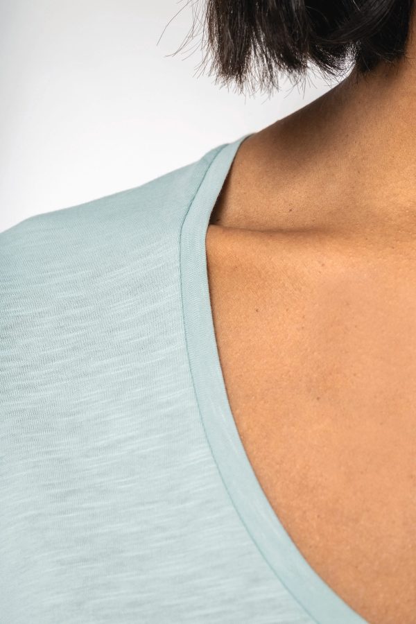 T-shirt écoresponsable slub femme – Image 332