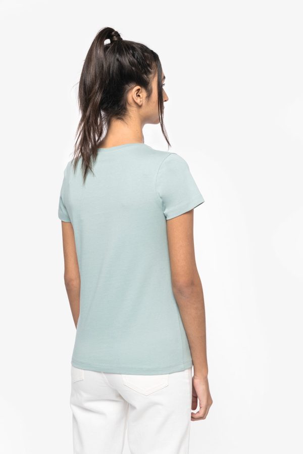 T-shirt écoresponsable col V femme – Image 338