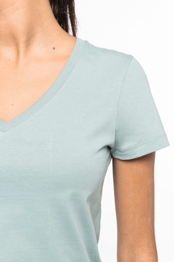 T-shirt écoresponsable col V femme – Image 339