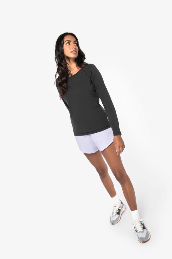 T-shirt écoresponsable raglan manches longues femme – Image 256