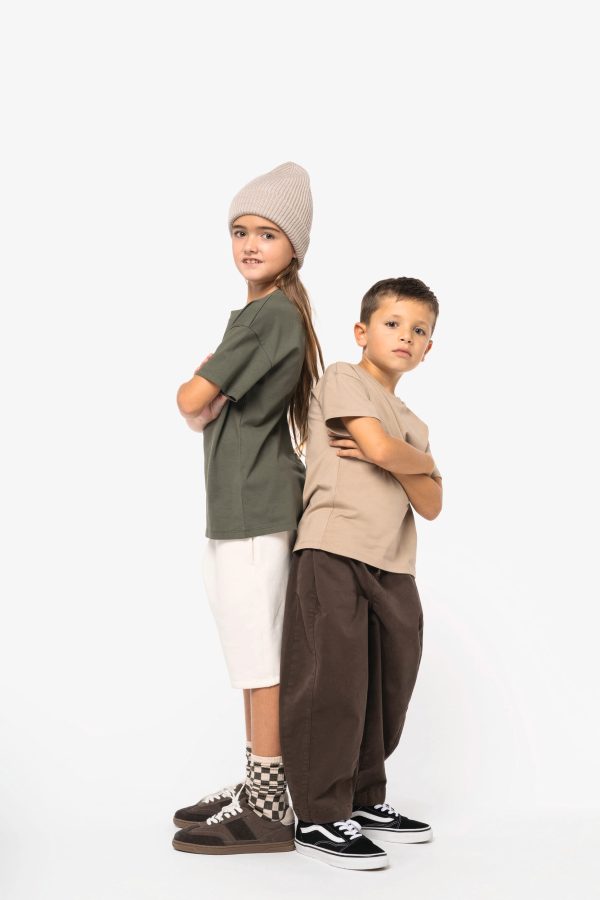 T-shirt écoresponsable à épaules tombantes enfant – Image 418